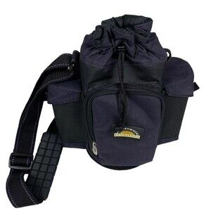 Thermal Insulated Wine Bottle & Glasses Carrier Tote Bag Outdoor Travel - Purple